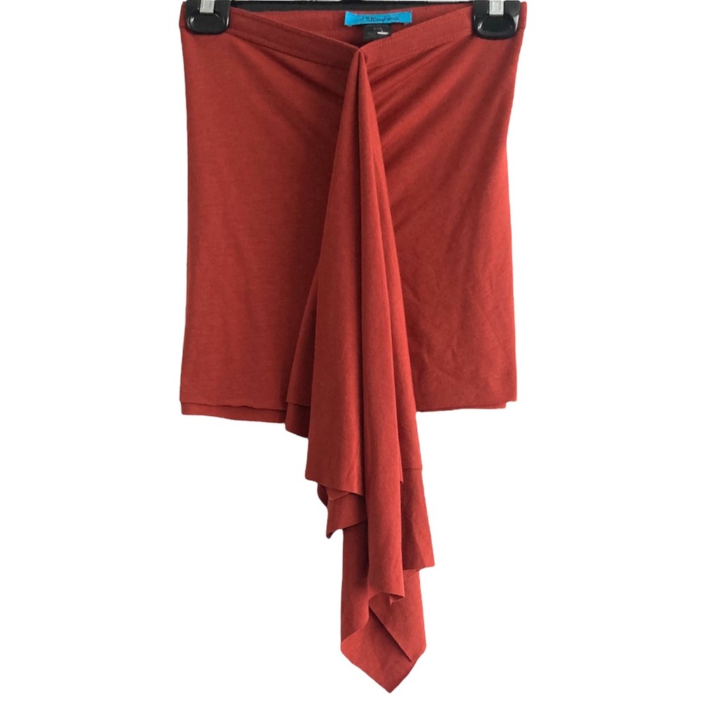 🍊XS/SM•TIFFANY ALANA•BURNT ORANGE FLOWY SKIRT/SEXY TOP COMBO🍊